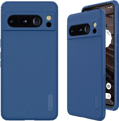Produktbild von Nillkin Super Frosted Shield für Google Pixel 8 Pro Silikon Schutzhülle TPU Case Schutz Cover Premium Hülle in Blau