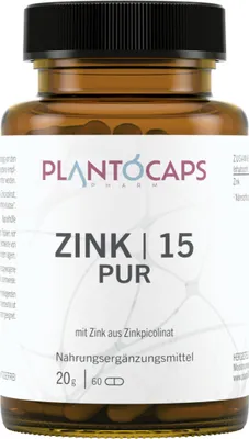 Produktbild von plantoCAPS® ZINK | 15 PUR