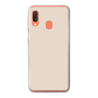 Produktbild von MuchoWow® Handyhülle Schutzhülle Hülle für Samsung Galaxy A20e Hell - Beige - Farbe - Unifarben Silikon Softcase Handy Hülle - Abdeckung