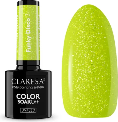 Obrázok produktu pre Claresa Soak Off UV/LED Funky Disco Hybridný lak 7, 5 g