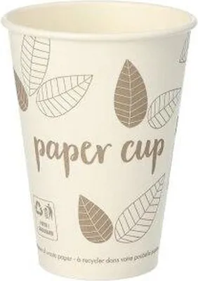 Produktbild von 80 Trinkbecher, Pappe "pure" 0,18 l Ø 7 cm · 9,2 cm "ZERO"
