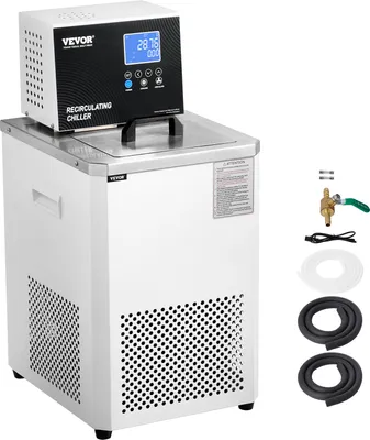 Produktbild von VEVOR Labor-Kühl-/Umwälzpumpe, 6 l Kühler für niedrige Temperaturen, Kühlflüssigkeit im Labor, -20 °C bis 100 °C, Umwälzpumpen-Kühler, LCD-Display, Wasserbad-Umwälzkühler aus Edelstahl 304
