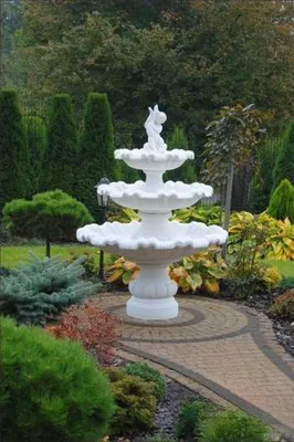 Produktbild von Zierbrunnen Springbrunnen Brunnen Garten Dekoration Fontaine Teich GECO RAGAZZI1
