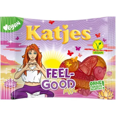 Produktbild von Katjes Feel-Good Mix 175g Fruchtgummi vegan ohne Gelantine