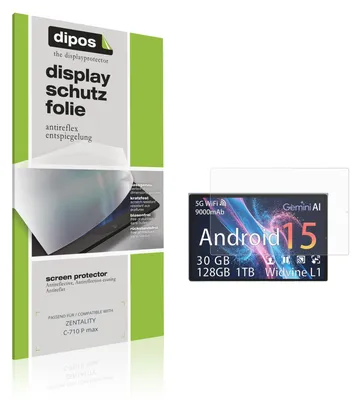 Image de 2x Film de protection d'écran pour ZENTALITY C-710 P max protecteur antireflet dipos