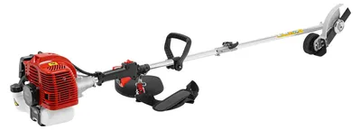 Zdjęcie produktu dla Tricimer do trawy spalinowy - 43 cm³, silnik dwusuwowy - proste ostrze metalowe - 1,25 kW - zbiornik 1 litr - wał o długości 1,75 m - kolor czerwony
