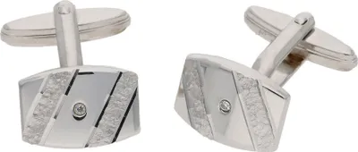 Produktbild von JuwelmaLux Manschettenknöpfe 925/000 Sterling Silber mit synth. Zirkonia JL30-01-1910