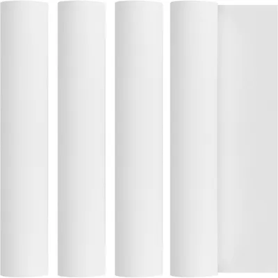 Imagen del producto de Rollo de papel blanco, 4 rollos, 30 cm x 15 m, para proyectos creativos