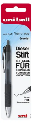 Image de Mitsubishi 147296 Mitsubishi Gelroller UB SIGNO 207 0,4mm schwarz BK