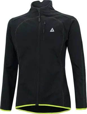 Produktbild von Airtracks Herren Thermo Fahrradjacke Pro Line XL schwarz-neon / warme Softshell Radjacke  für kalte und lange Touren im Herbst-Winter