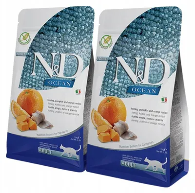 Produktbild von Farmina Pet Food HERRING, PUMPKIN & ORANGE ADULT, Adult, Hering, 1,5 kg