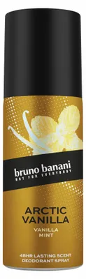 Zdjęcie produktu dla Bruno Banani Arctic Vanilla, dezodorant w sprayu do ciała, opakowanie 150 ml