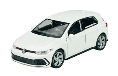 Produktbild von Welly VW Volkswagen Golf 8 GTI Weiss  1:34-1:39 Die Cast Metall Modell Neu im Kasten 43823