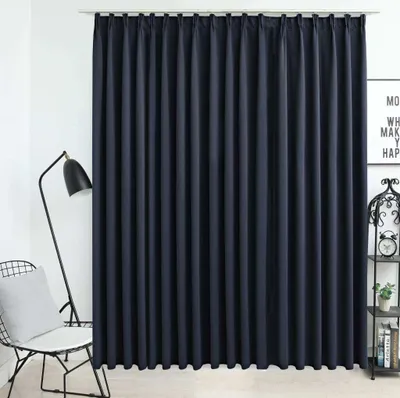Produktbild von vidaXL Verdunkelungsvorhang mit Haken Anthrazit 290 x 245 cm
