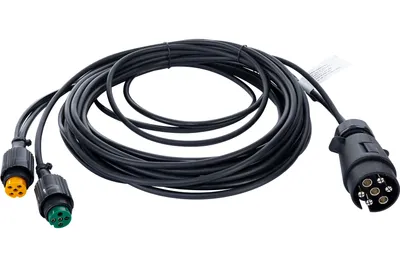 Obrázek produktu pro Elektrická instalace přívěsu 4,5 m - 7kolíková zástrčka, 5kolíkový bajonetový přívěs