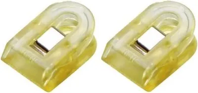 Produktbild von Briefklemmer Multi Clip Pegy 10x25mm VE=100 Stück kristallgelb
