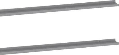 Produktbild von vidaXL Wandregale 2 Stk. Grau 115x9x3 cm