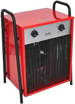 Immagine prodotto di Stufa elettrica a ventilazione per uso industriale, con una potenza di 20.000 W e termostato