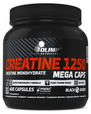Immagine prodotto di OLIMP CREATINA 1250 MEGA CAPS (CREATINA MONOIDRATO) 400 Capsule