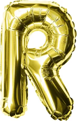 Produktbild von Oblique Unique Folien Luftballon Buchstabe R Geburtstag goldene Hochzeit Party Deko Ballon - gold