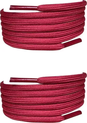 Produktbild von Runde Schnürsenkel - Rot Bordeaux - 180 cm
