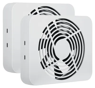 Image de Ensemble de 2 amplificateurs de chauffage Peviasot, réglables avec capteur de température, de 60 à 90 cm