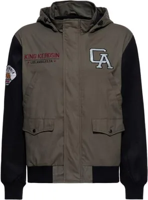 Produktbild von King Kerosin Herren Übergangsjacke «Los Angeles - California» oliv XXL