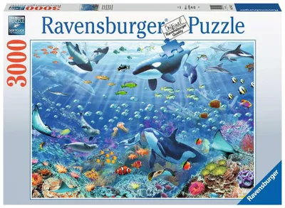 Produktbild von Puzzle 3000T Bunter Unterwasserspaß