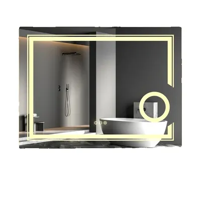 Produktbild von Intelligenter Badezimmerspiegel, LED-beleuchtet, Anti-Beschlag, 700cm x 900cm