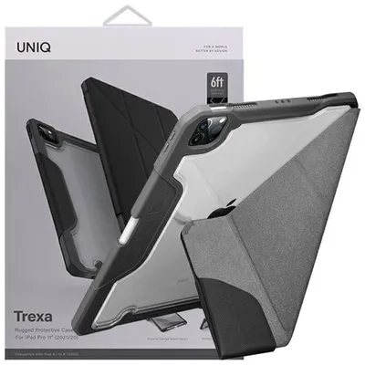 Produktbild von Uniq Trexa Ipad Pro 11 (2021) Antimicrobial Black