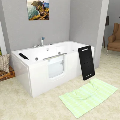 Produktbild von Whirlpool Seniorenwanne mit Tür S15WP-EH-L 160x85cm Einhebelmischer