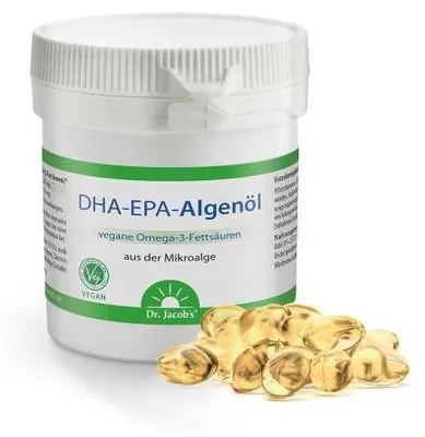 Obrázek produktu pro Dha-Epa Algae Oil Dr. Jacob's Capsules 60 kapslí