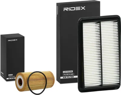 Produktbild von RIDEX Filterset Inspektionspaket Filtersatz passend für MERCEDES-BENZ C-Klasse Limousine (W204) C-Klasse T-modell (S205) für NISSAN für RENAULT