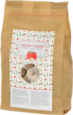 Produktbild von KERBL Delizia Classics Himbeere - Pferdeleckerli - 1 kg