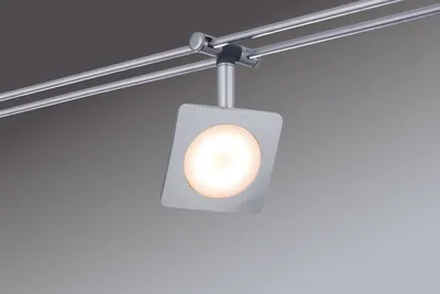 Zdjęcie produktu dla Zestaw Paulmann Rail Systems DC QuadLED, 6 x 4W, chrom matowy, 230V/12V DC, 30VA, metal