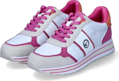 Obrázek produktu pro Tamaris Dámské nízké tenisky White Textile-Synthetic Mix Velikost: 39