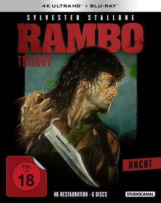Produktbild von Rambo Trilogy / Uncut / 4K Ultra HD [3 BR4K + 3 BRs]
