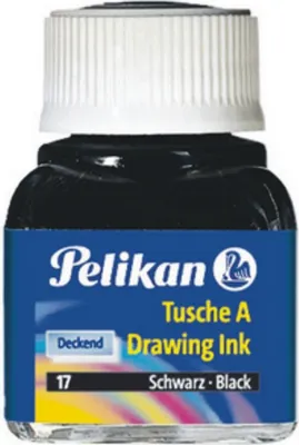 Zdjęcie produktu dla Atrament indyjski A 17 czarny 10 ml opakowanie 10 szt
