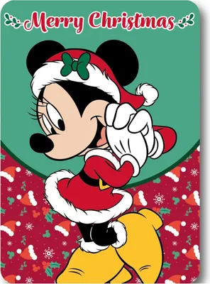 Productafbeelding van Disney Minnie Merry Moments fleece deken, 100x140 cm