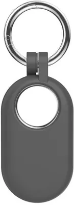 Obrázek produktu pro Obal na zařízení Samsung SmartTag 2 – silikonový kryt/držák/klíčenka – šedá barva
