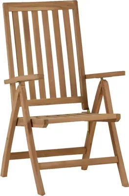 Produktbild von MiaMöbel Gartenstuhl 62x105x44 cm Gartenmöbel Outdoor Modern Massivholz Teak Honig