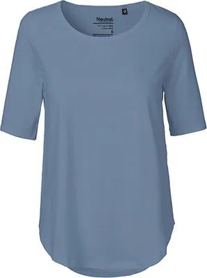 Immagine prodotto di Neutral O81004 | Maglietta a mezza manica da donna / 100% cotone equosolidale - Colore: Dusty Indigo - Taglia: XXL