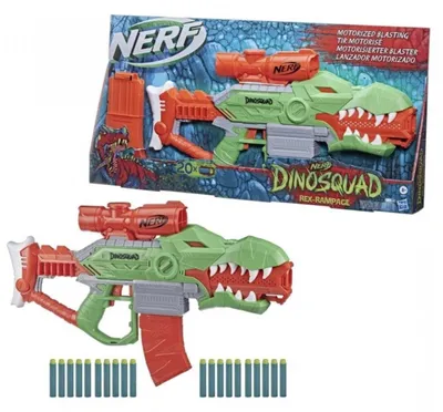 Obrázek produktu pro Nerf F0807EU4, Dětský blaster, 8 rok/roky, 99 rok/roky, Dinosaur, 1,13 kg