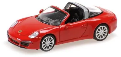 Produktbild von Minichamps 1:87 PORSCHE 911 TARGA 2014 RED
