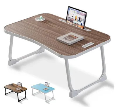 Produktbild von Omgoods – Klappbarer Laptop-Tisch für Bett, ideal zum Arbeiten und Entspannen