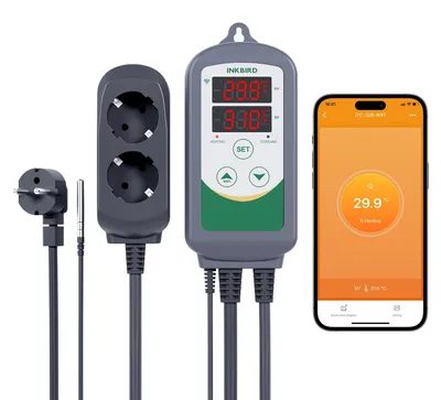 WLAN-Temperaturregler Heizung/Kühlung, 2200 W, App