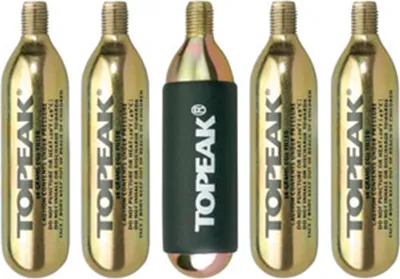 Produktbild von Topeak CO2 Ersatzkartuschen 16 g, Gelb, 5 Stück