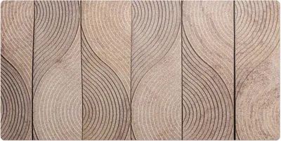 Produktbild von Holzwellen– Schreibtischunterlage – Schreibtisch Tischunterlage – 90x45 cm – Unterlage Groß Schreibtischmatte
