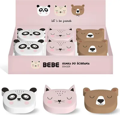 Produktbild von Interdruk Radiergummi BeBe Friends Girls