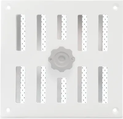 Produktbild von GAVO - Weißes Aluminium Schiebegitter - 155x155mm